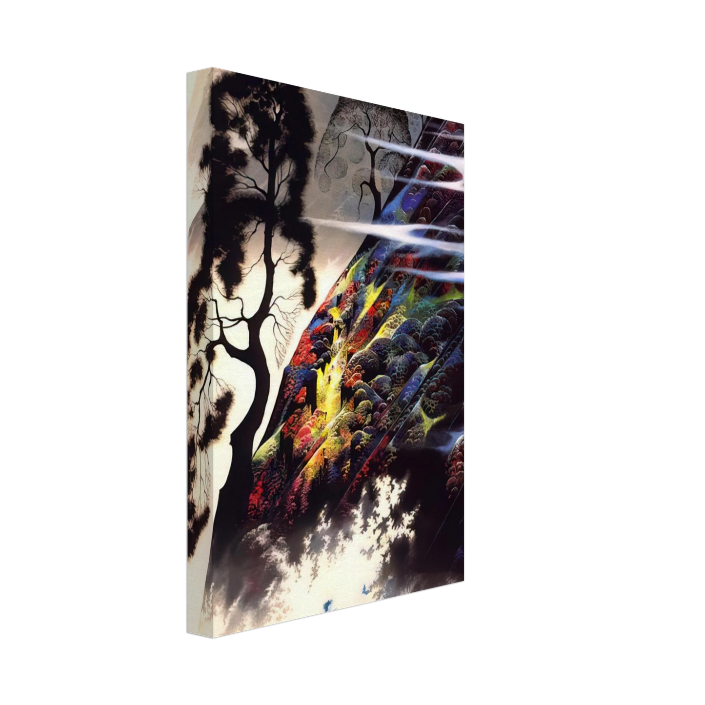 Eyvind Earle - Radiant Splendor Canvas - 70x100 cm / 28x40 inches-canvas