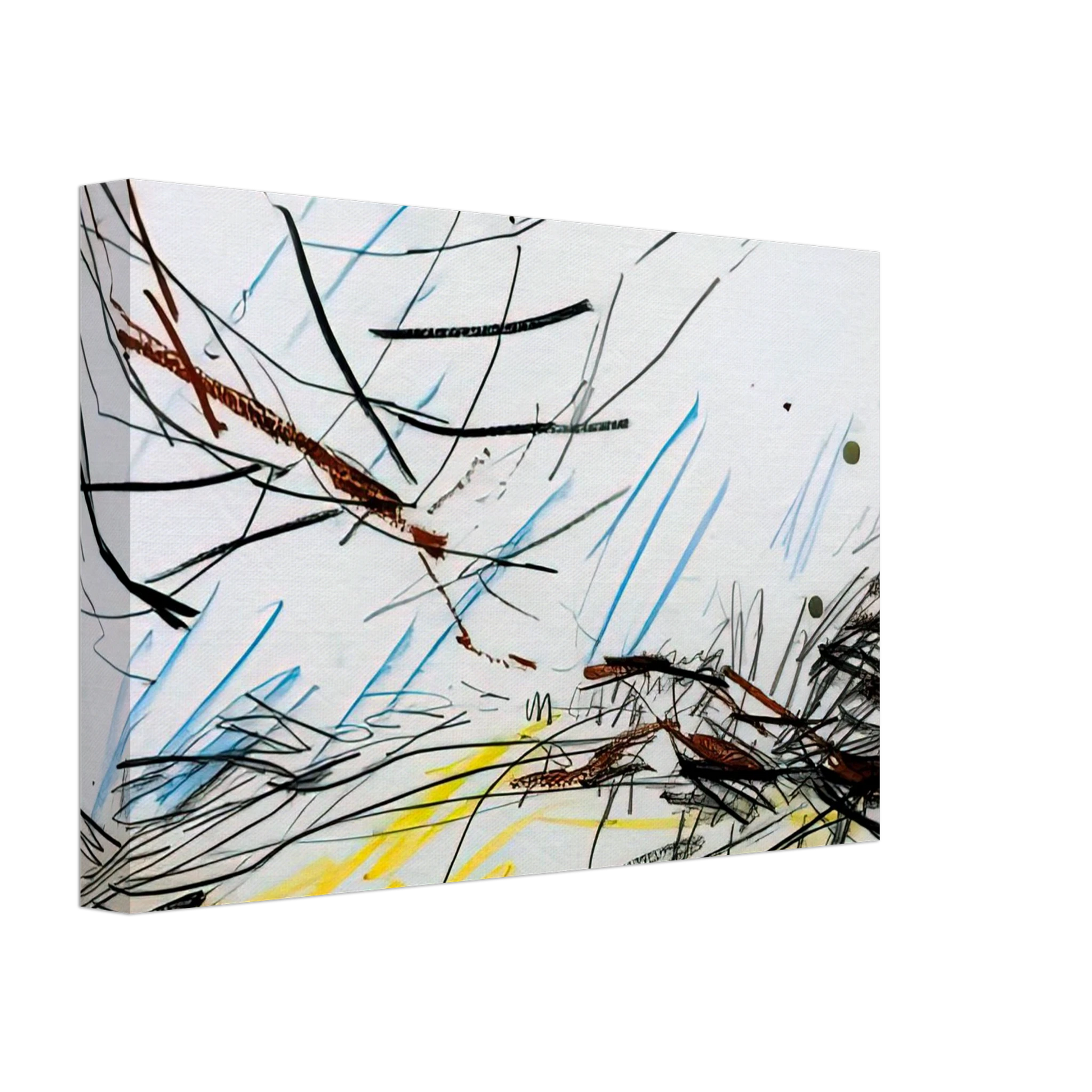 Frank Auerbach - WORKING DRAWING FOR PRIMROSE HILL 1 Canvas - 40x60 cm / 16x24 inches-canvas