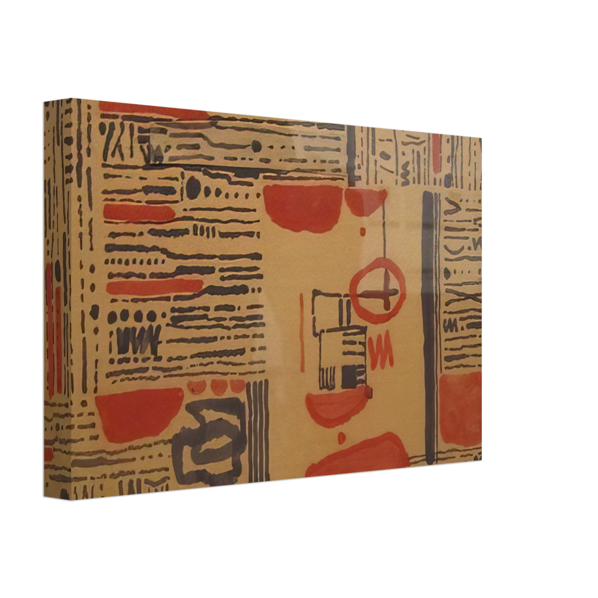 Bice Lazzari - L-11 - 1950 Canvas - 70x100 cm / 28x40 inches-canvas