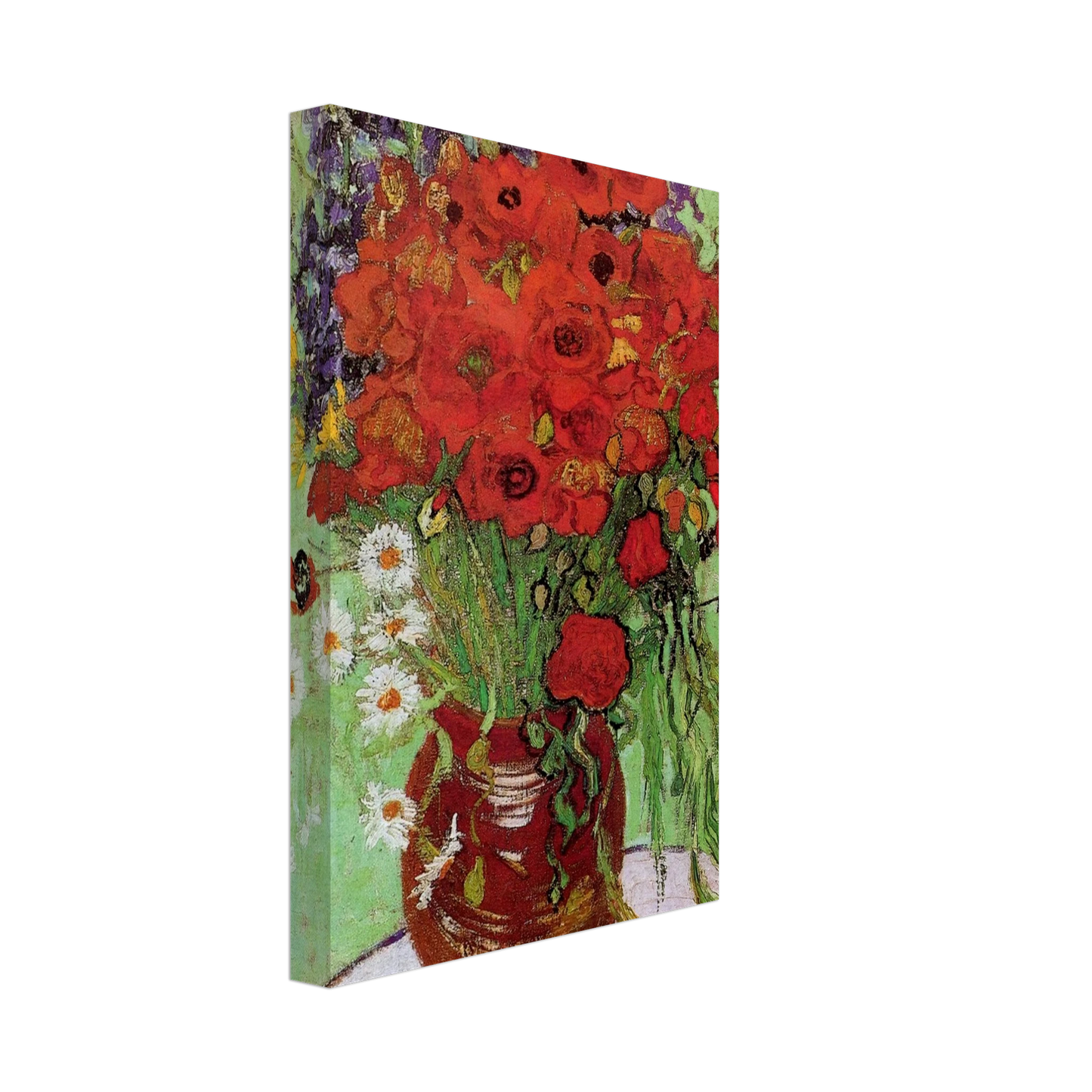 Vincent van Gogh - Red Poppies and Daisies Canvas - 40x60 cm / 16x24 inches-canvas