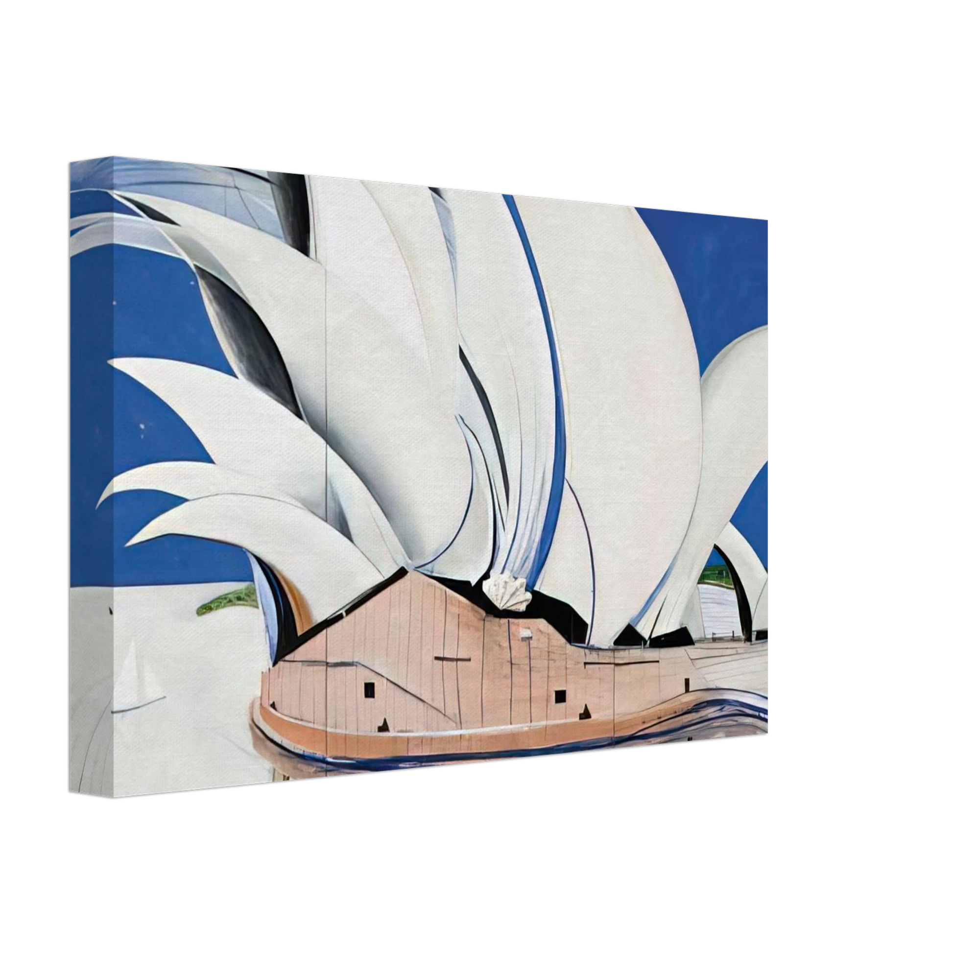 Brett Whiteley - Opera House - 1982 Canvas - 70x100 cm / 28x40 inches-canvas