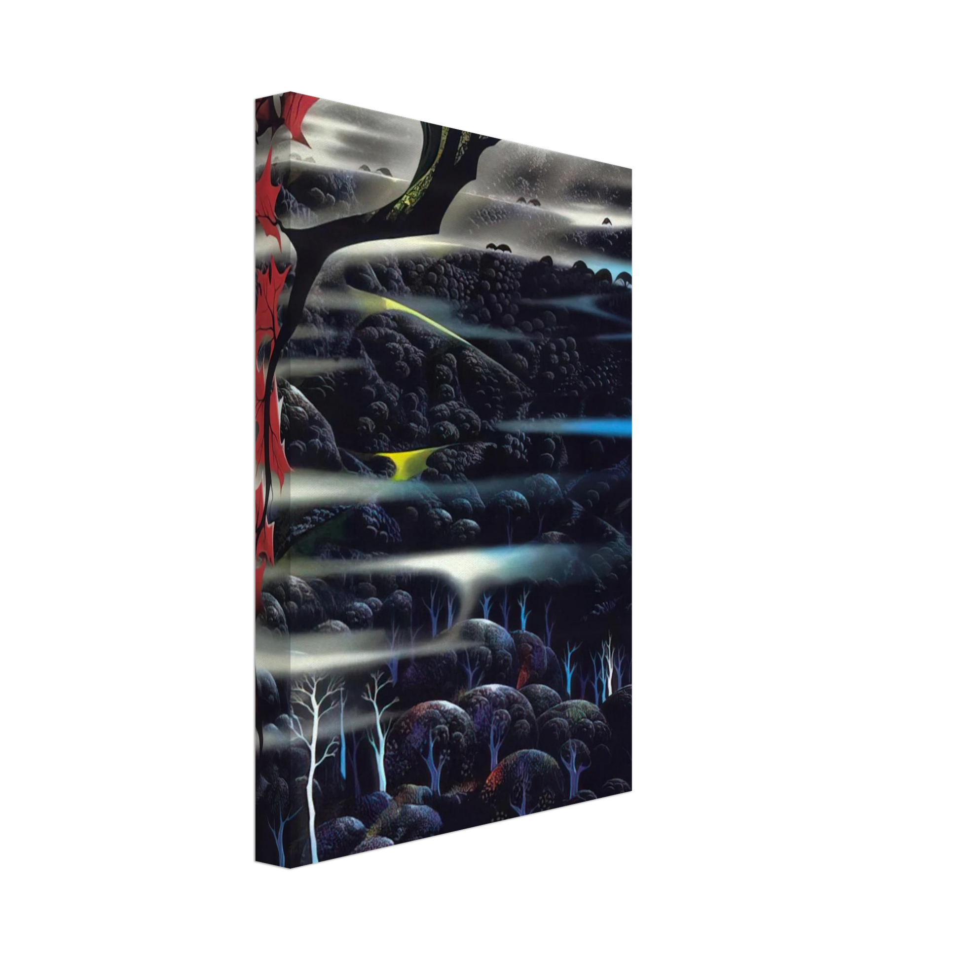 Eyvind Earle - Into the Forest Canvas - 40x60 cm / 16x24 inches-canvas