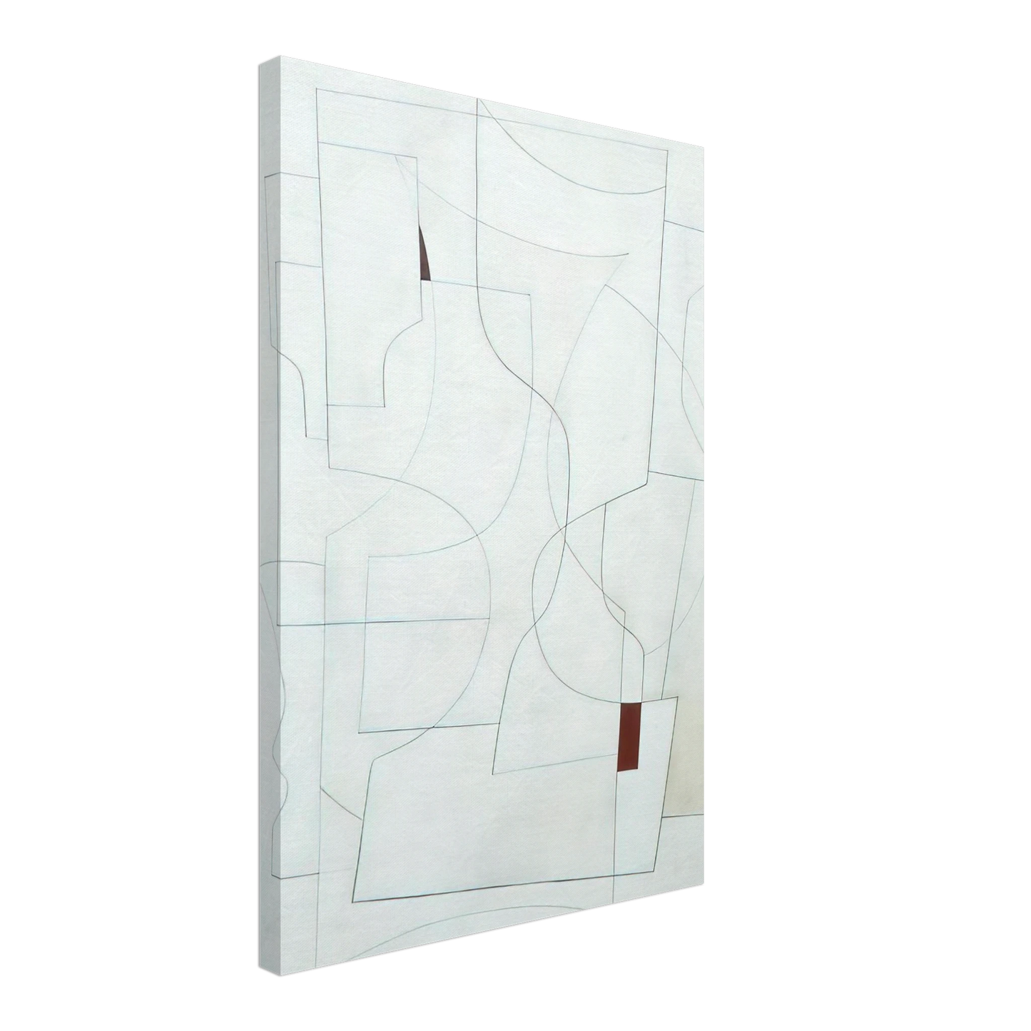 Ben Nicholson - July 27-53 ivory - 1953 Canvas - 70x100 cm / 28x40 inches-canvas