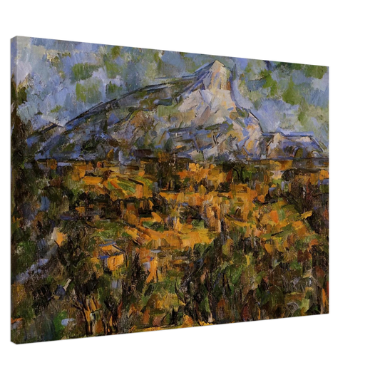 Paul Cezanne - Mont Sainte-Victoire Seen from les Lauves Canvas - 20x30 cm / 8x12 inches-canvas