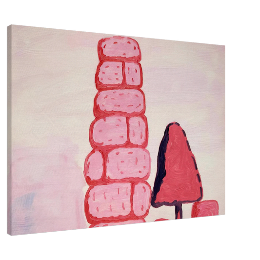 Philip Guston - UNTITLED WALL Canvas - 20x30 cm / 8x12 inches-canvas