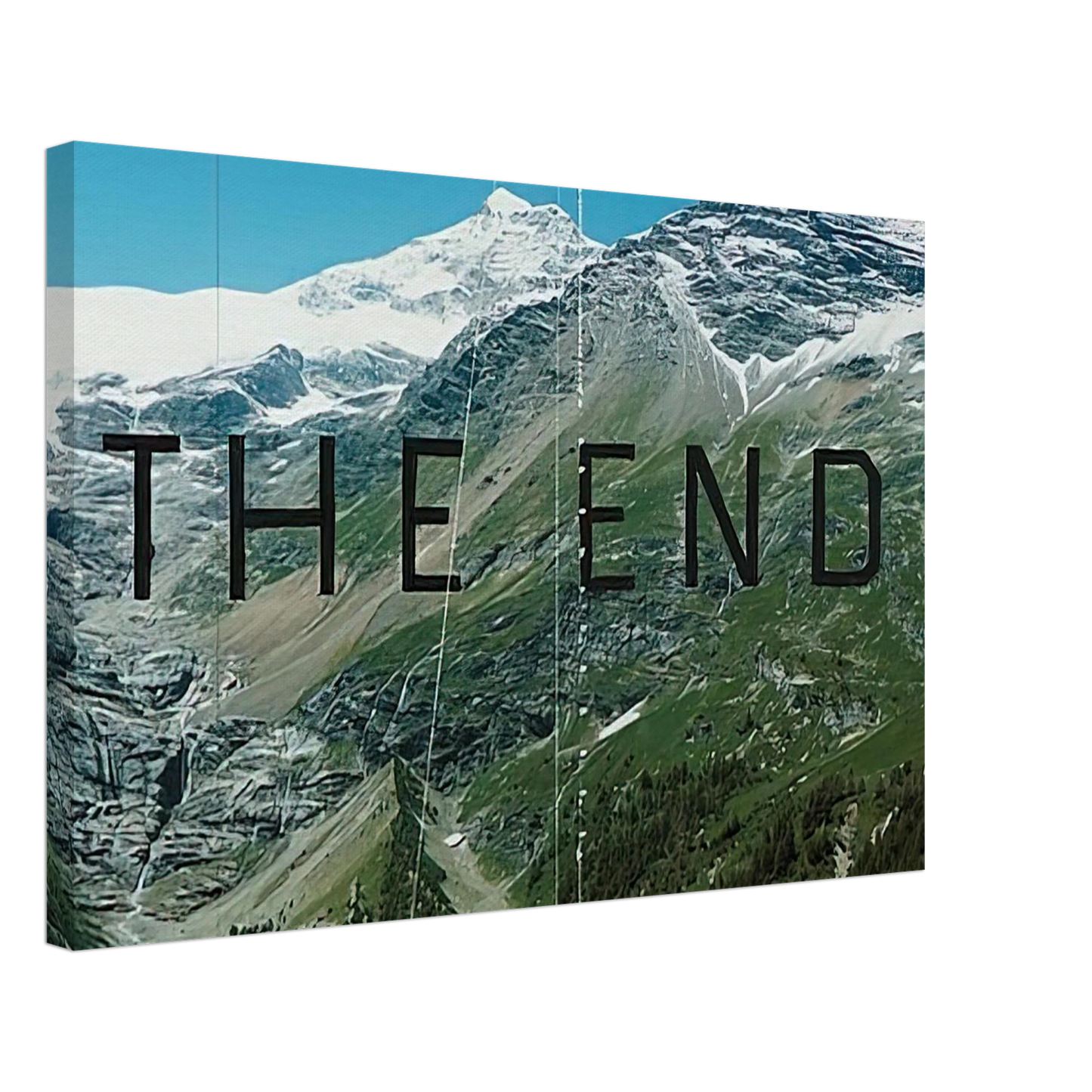 Edward Ruscha - THE END 87 2010 Canvas - 70x100 cm / 28x40 inches-canvas