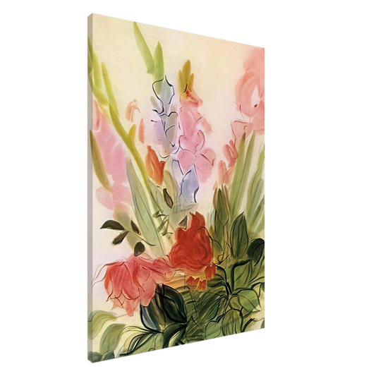 Raoul Dufy - GLADIOLI 1942 Canvas - 20x30 cm / 8x12 inches-canvas