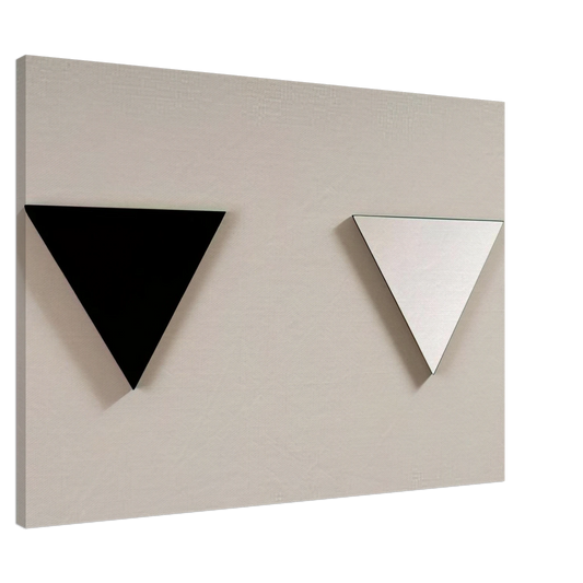 Blinky Palermo - MIRROR OBJECT 1973 Canvas - 20x30 cm / 8x12 inches-canvas