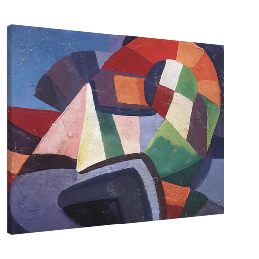 Morgan Russell - Synchromy - 1915 Canvas - 20x30 cm / 8x12 inches-canvas