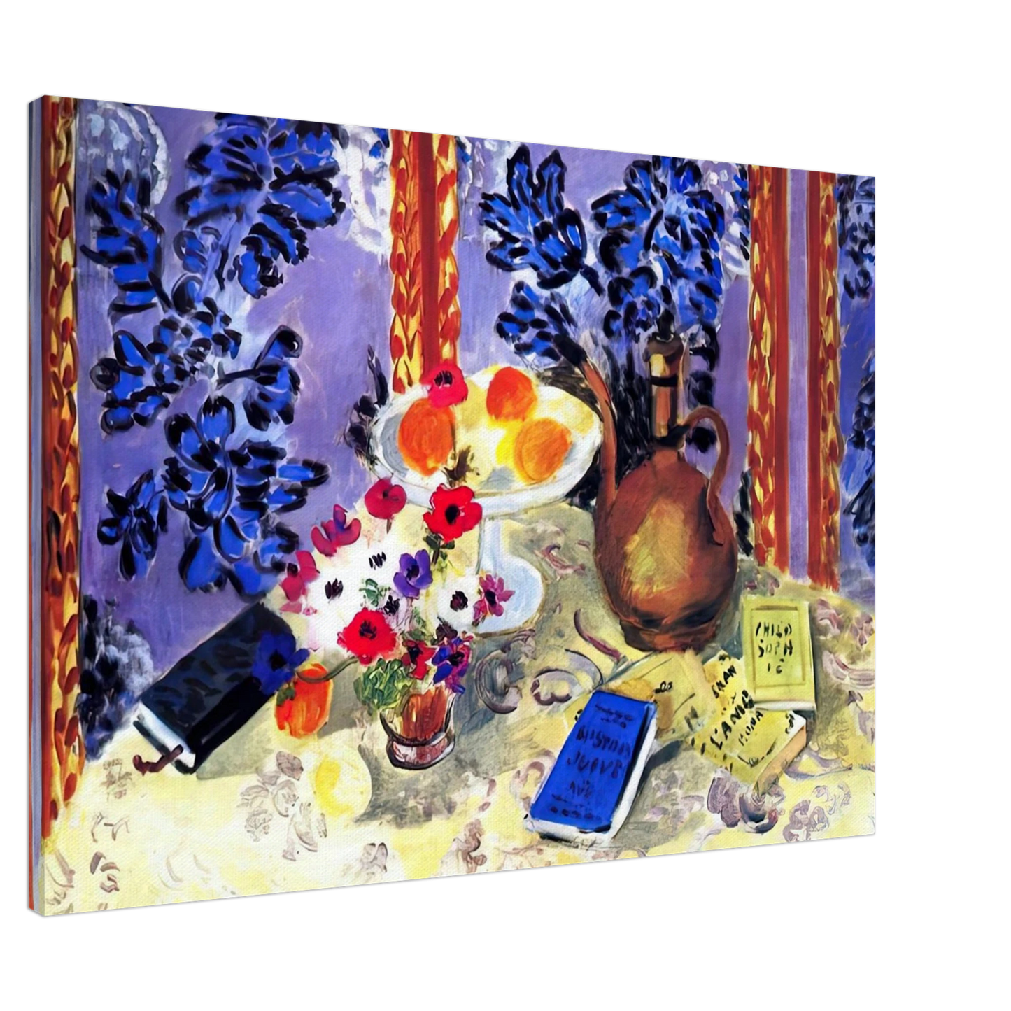 Henri Matisse - STILL LIFE HISTOIRES JUIVES 1924 Canvas - 20x30 cm / 8x12 inches-canvas