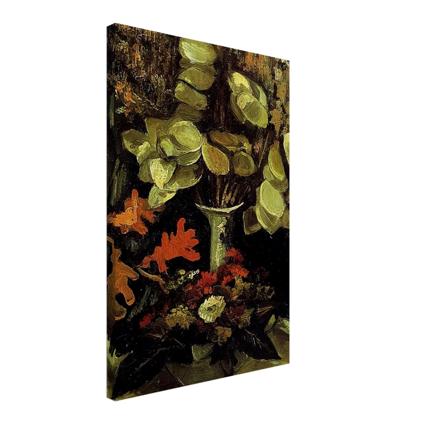 Vincent van Gogh - Vase with Honesty Canvas - 40x60 cm / 16x24 inches-canvas