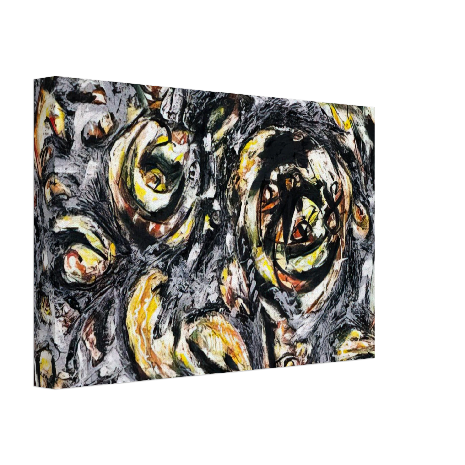 Jackson Pollock - OCEAN GREYNESS 1953 Canvas - 40x60 cm / 16x24 inches-canvas