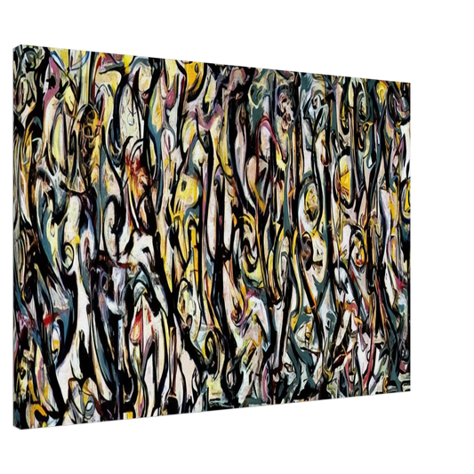 Jackson Pollock - MURAL 1943 1 Canvas - 20x30 cm / 8x12 inches-canvas