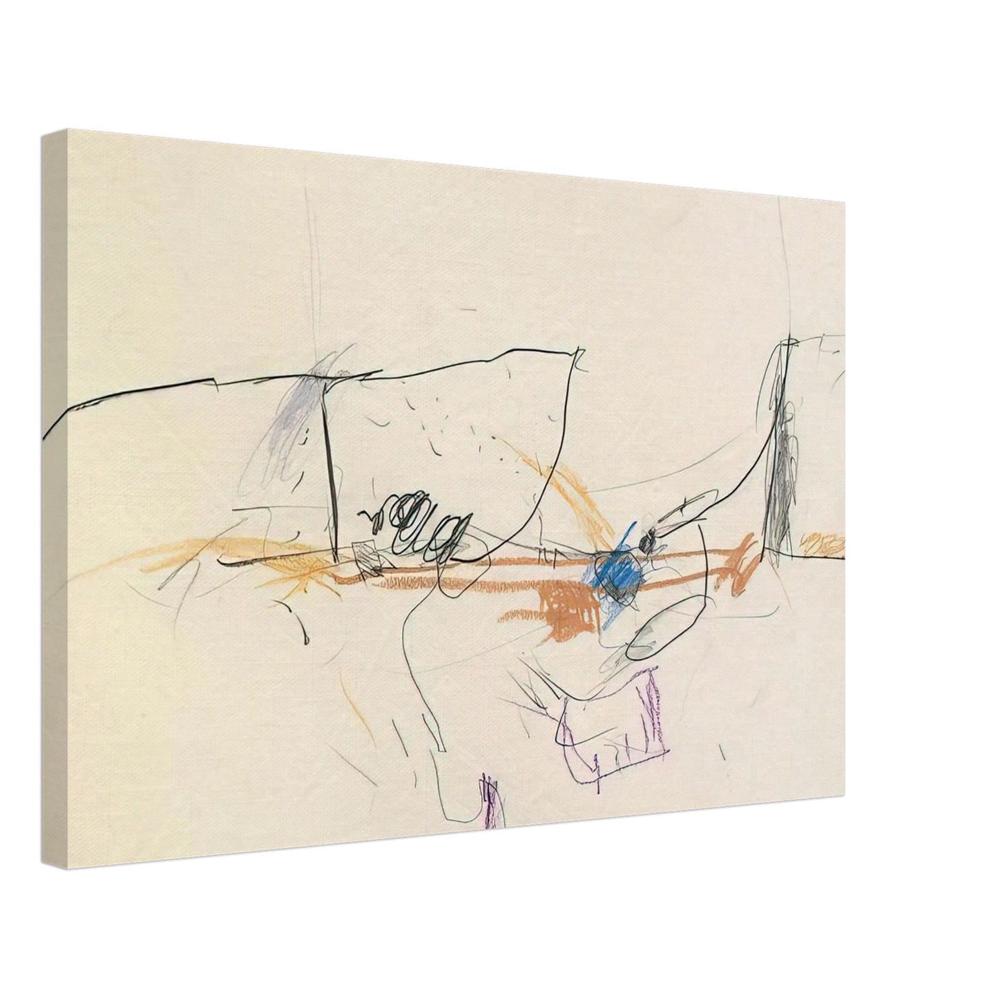 Gene Davis - Jumping Jack - 1978 Canvas - 40x60 cm / 16x24 inches-canvas