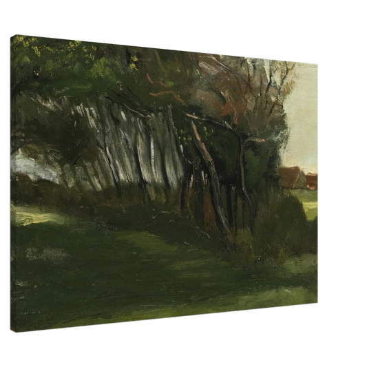 Vincent van Gogh - Landscape with windswept trees Canvas - 20x30 cm / 8x12 inches-canvas