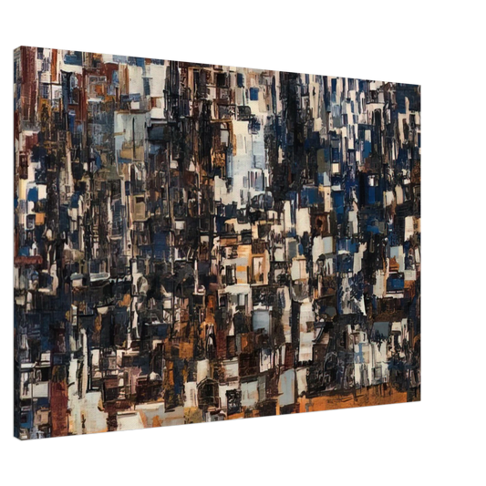 Maria Helena Vieira da Silva - Danse - Tachisme Canvas - 20x30 cm / 8x12 inches-canvas