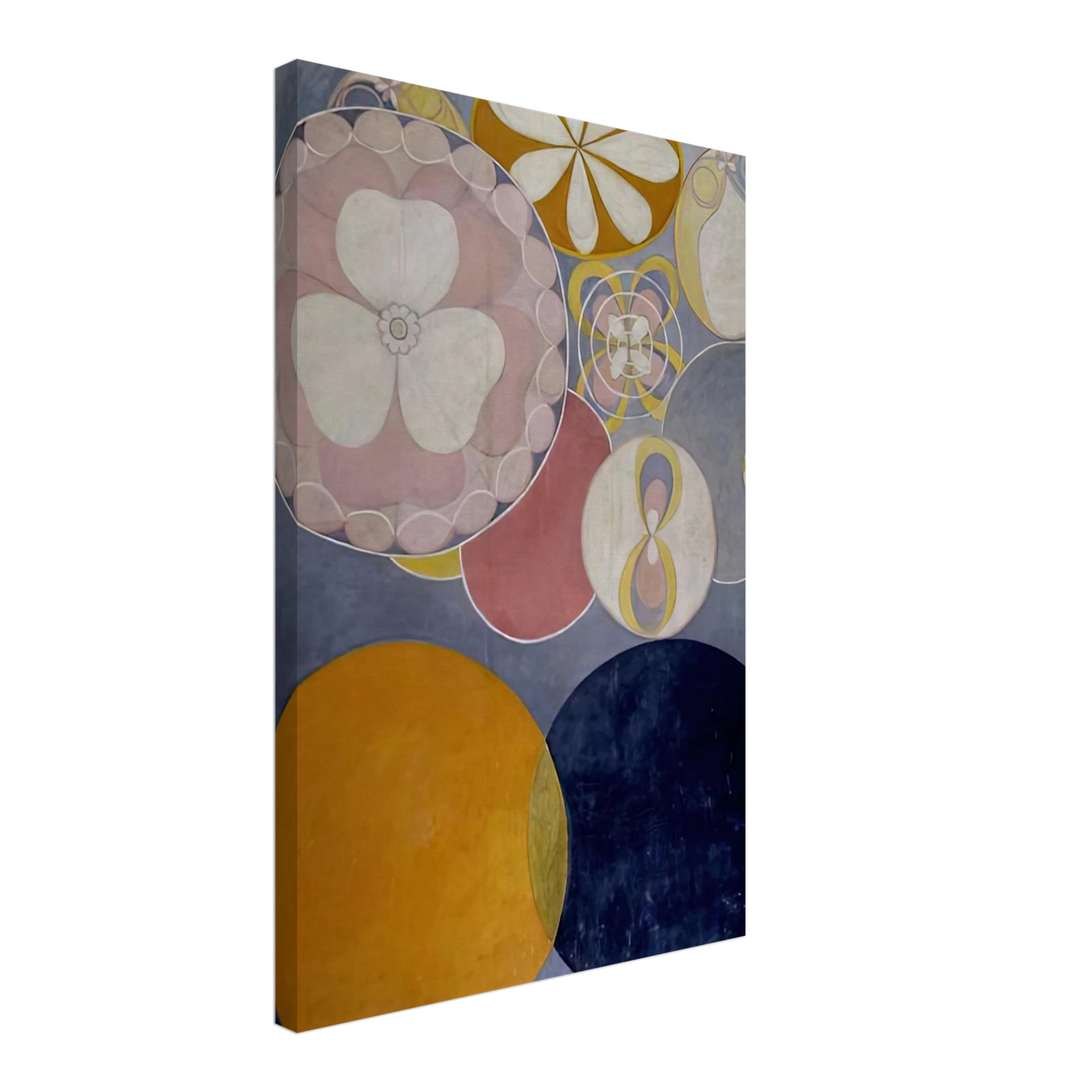 Hilma af Klint - DE TIO ST RSTA N 2 BARNAALDERN 1907 Canvas - 40x60 cm / 16x24 inches-canvas