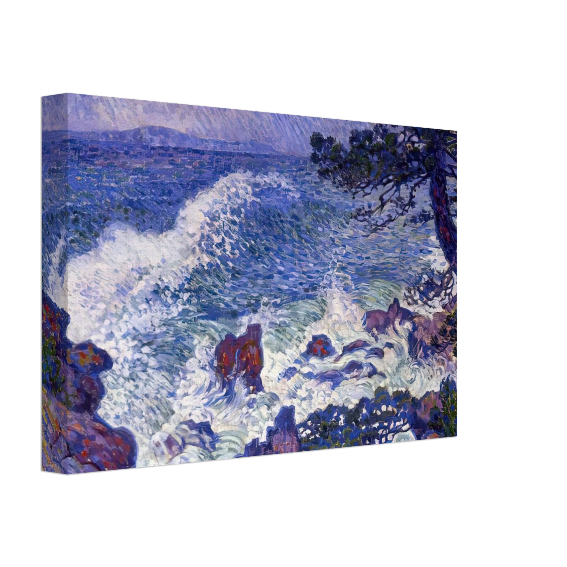 Theo van Rysselberghe - EAST WIND 1904 Canvas - 70x100 cm / 28x40 inches-canvas