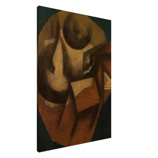 Juan Gris - THE GLASS 1914 Canvas - 20x30 cm / 8x12 inches-canvas