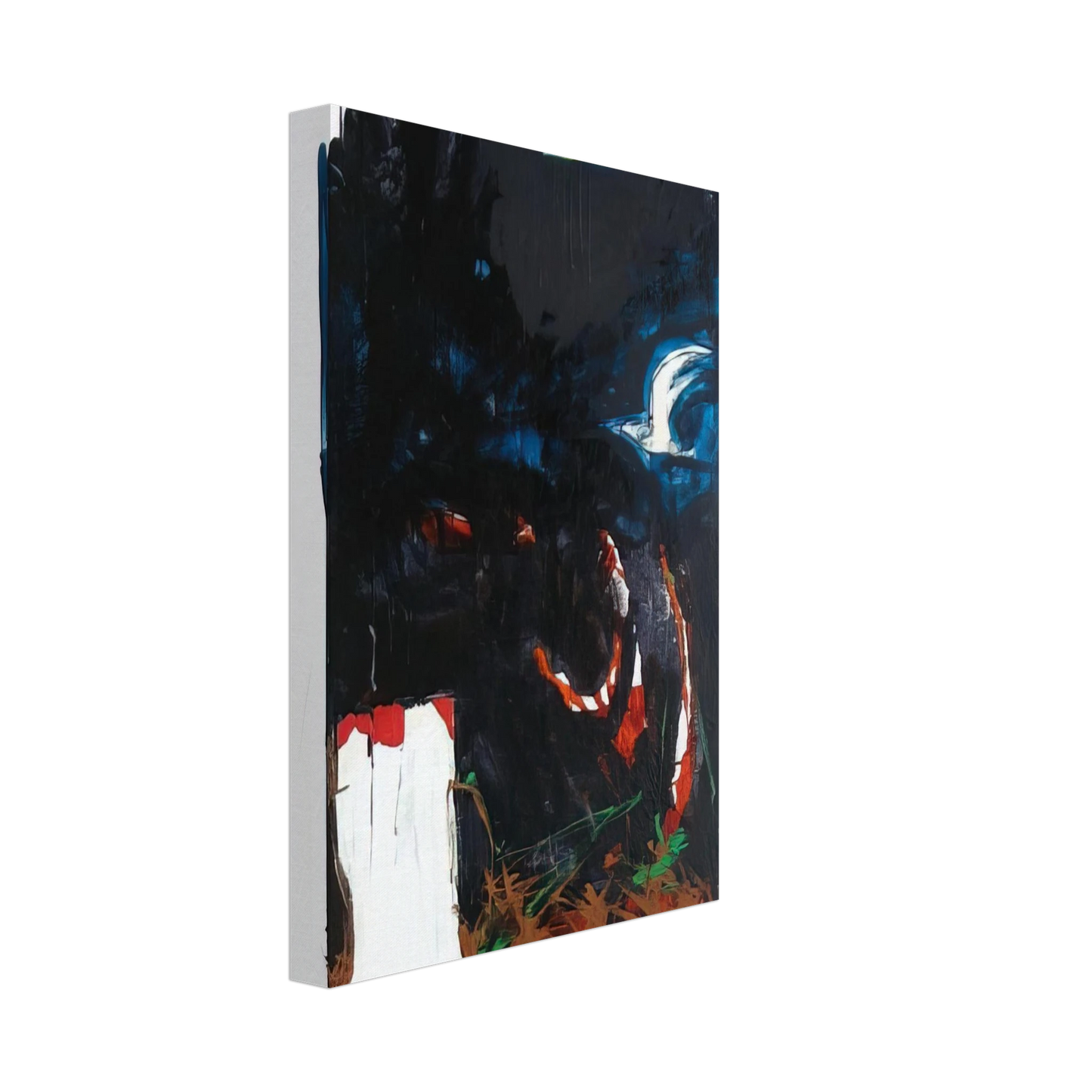 Mario Schifano - Nottetempo - 1991 Canvas - 40x60 cm / 16x24 inches-canvas