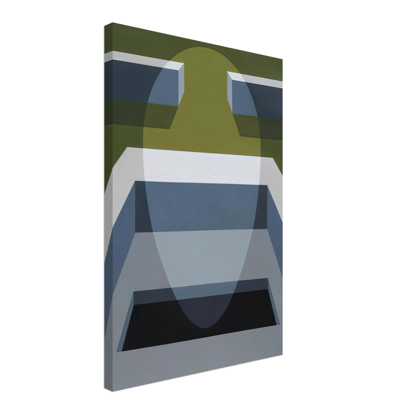 Clarence Holbrook Carter - Transection No. 7 - 1970 Canvas - 70x100 cm / 28x40 inches-canvas