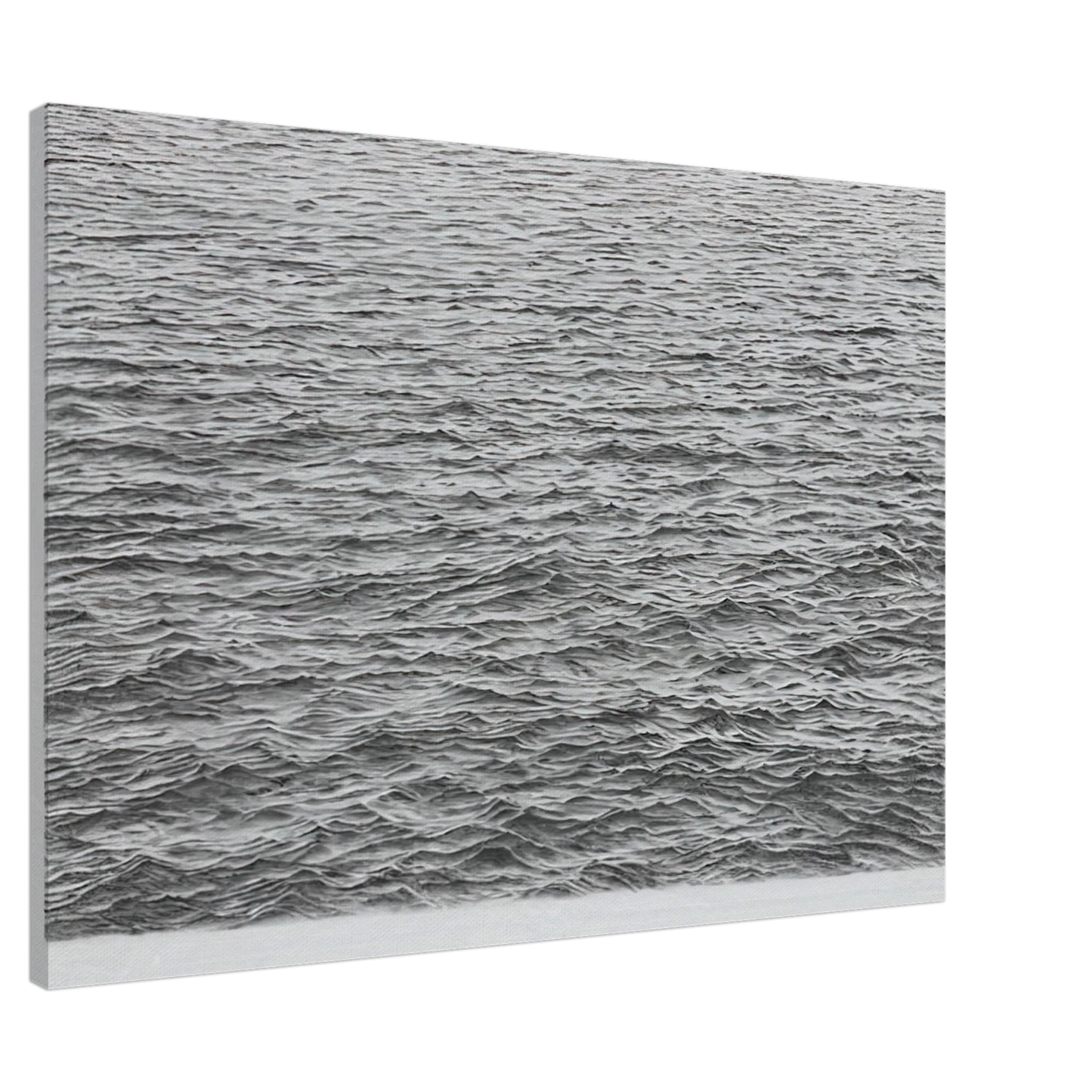 Vija Celmins - DRYPOINT OCEAN SURFACE 1983 Canvas - 20x30 cm / 8x12 inches-canvas