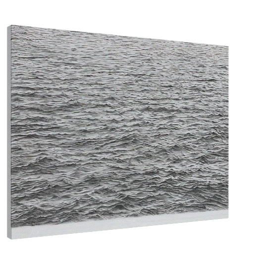 Vija Celmins - DRYPOINT OCEAN SURFACE 1983 Canvas - 20x30 cm / 8x12 inches-canvas