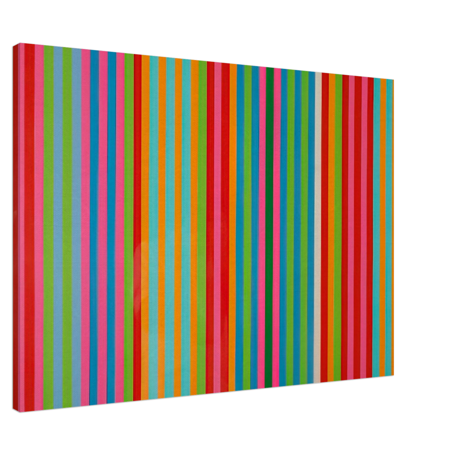 Gene Davis - Passion Flower - 1968 Canvas - 20x30 cm / 8x12 inches-canvas