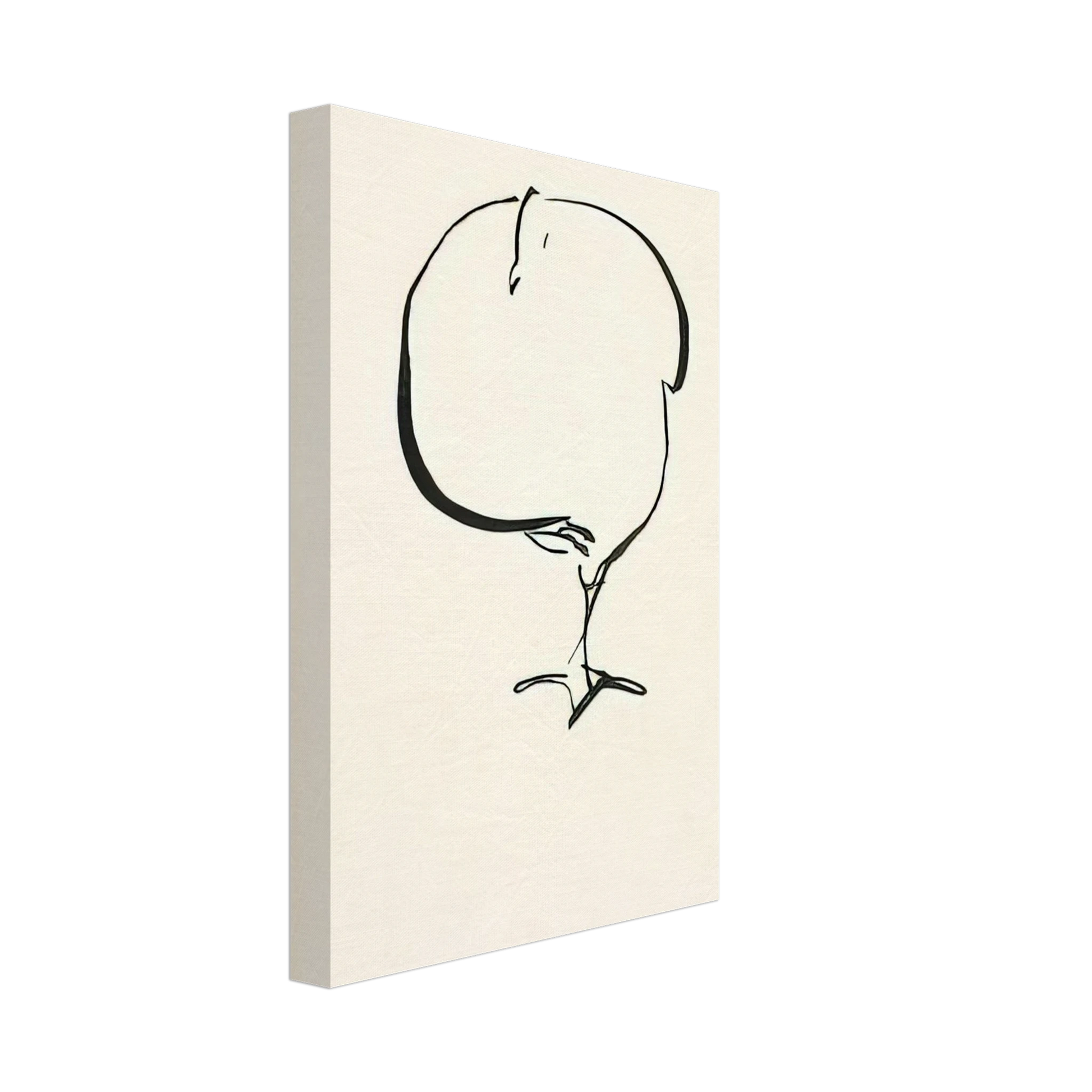 Josef Albers - STANDING BIRD FRONT VIEW 1917 Canvas - 40x60 cm / 16x24 inches-canvas