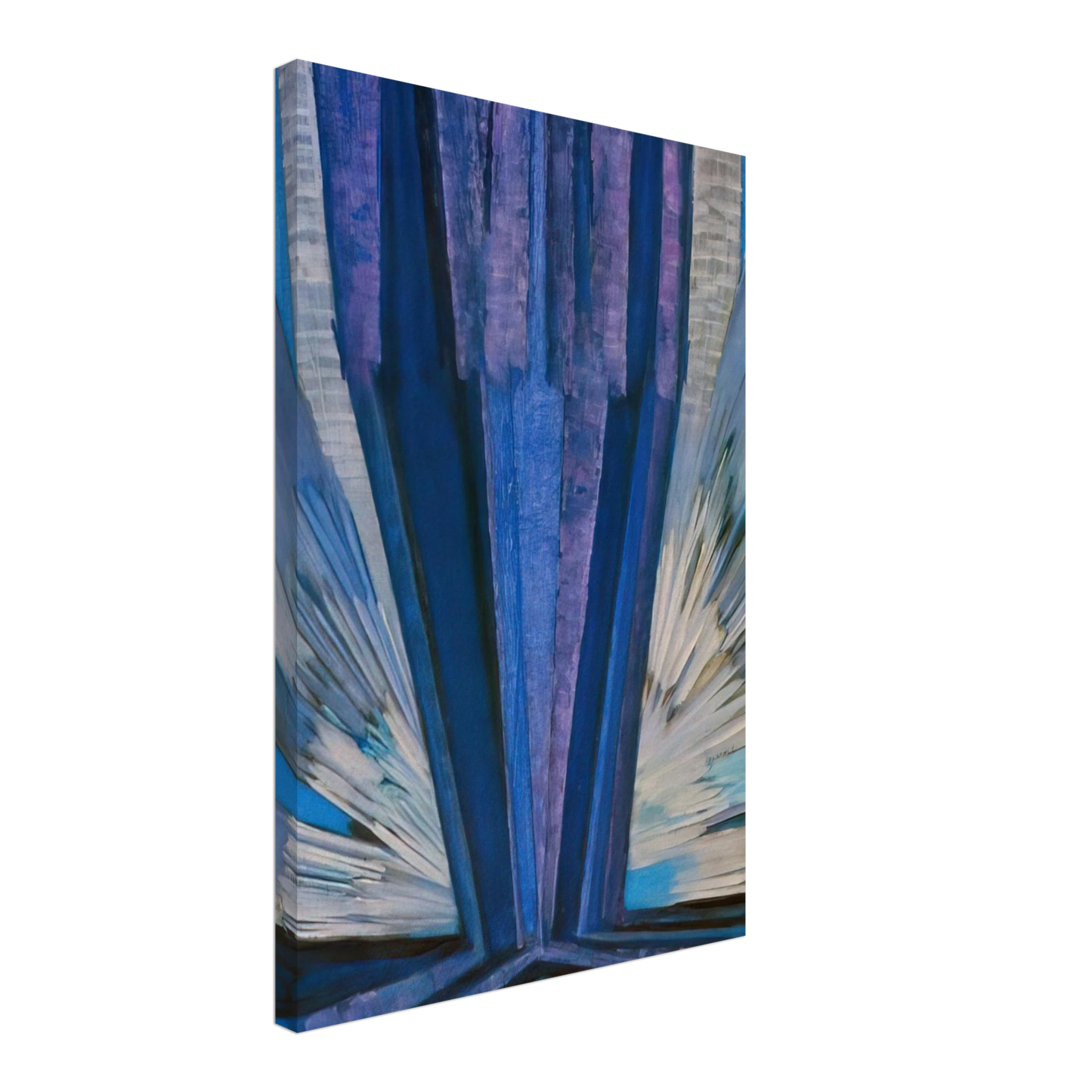 Frantisek Kupka - Blue Canvas - 40x60 cm / 16x24 inches-canvas