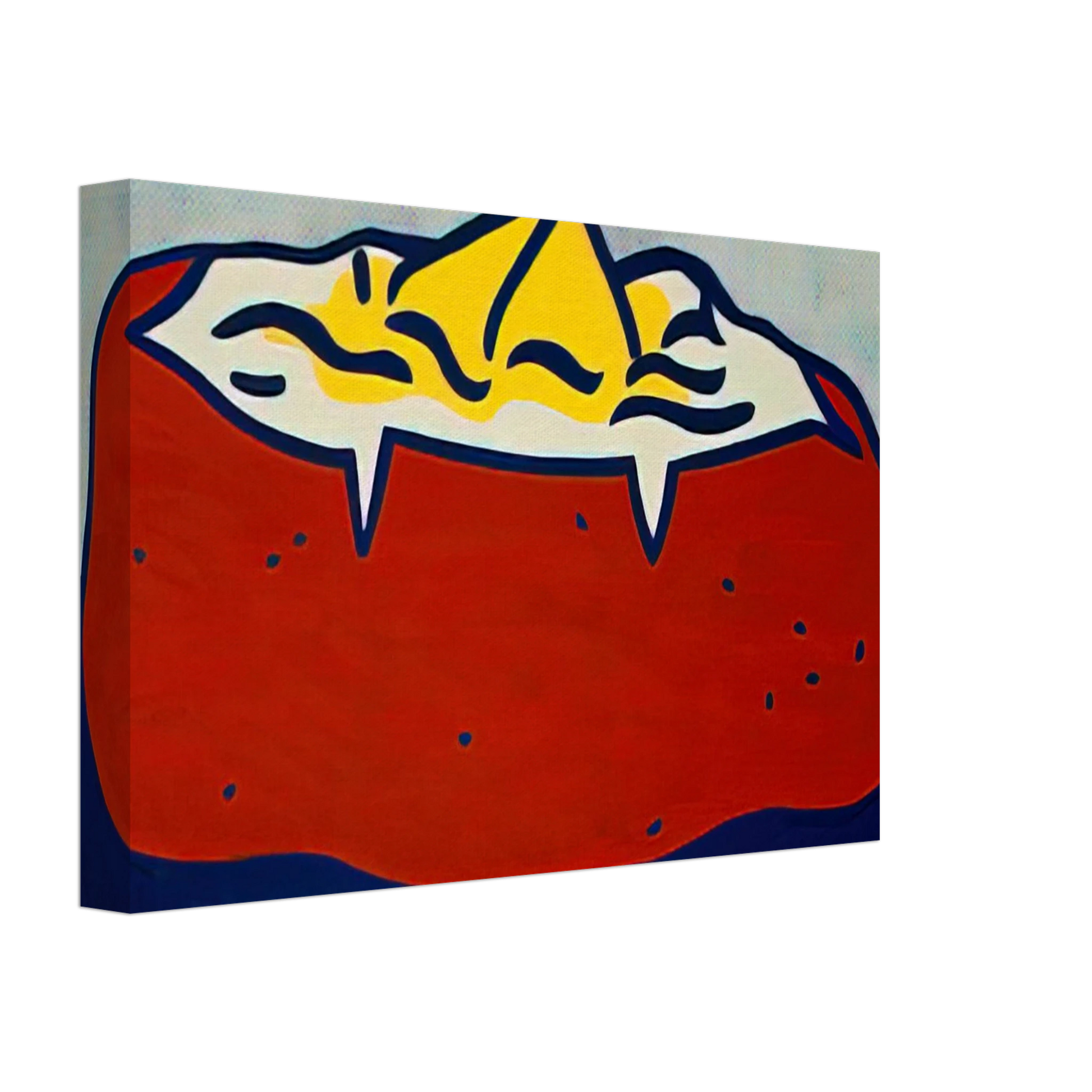 Roy Lichtenstein - BAKED POTATO 1962 Canvas - 40x60 cm / 16x24 inches-canvas