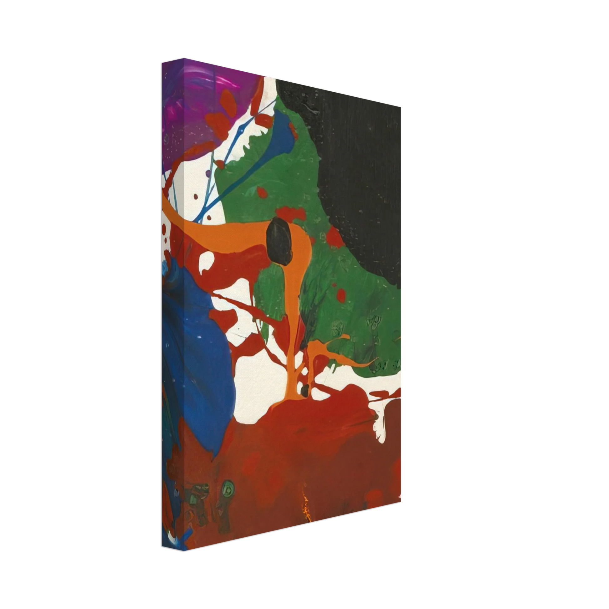 Sam Francis - Untitled  Los Angeles  Canvas - 70x100 cm / 28x40 inches-canvas