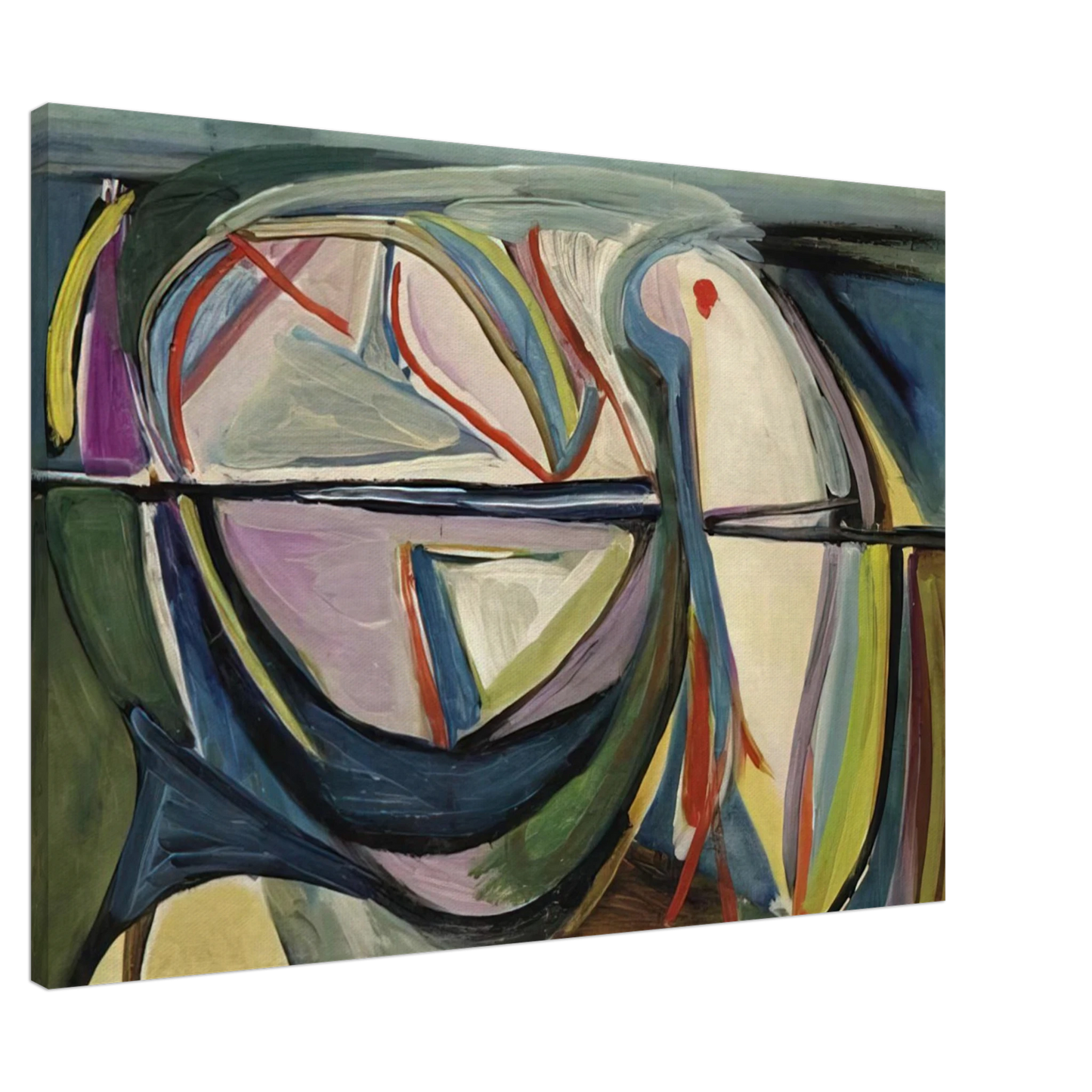 Bram van Velde - Untitled - 1948 Canvas - 20x30 cm / 8x12 inches-canvas