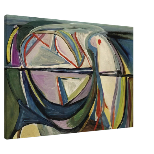 Bram van Velde - Untitled - 1948 Canvas - 20x30 cm / 8x12 inches-canvas