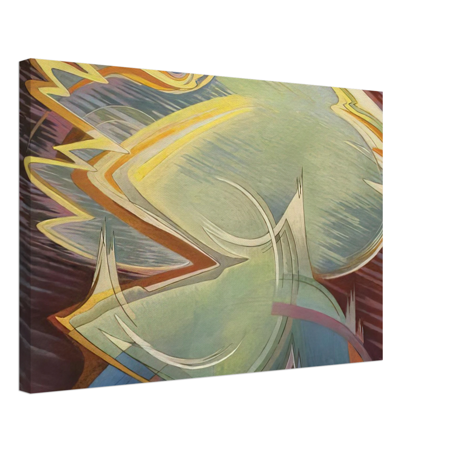 Lawren Harris - Untitled - 1951 Canvas - 70x100 cm / 28x40 inches-canvas