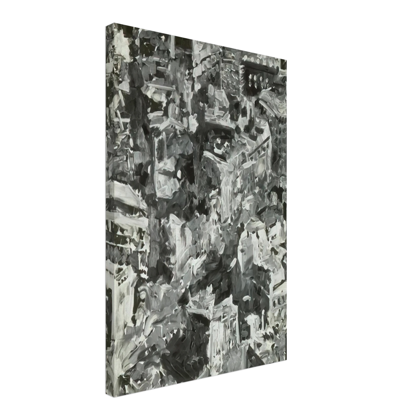 Gerhard Richter - TOWNSCAPE PARIS 1968 Canvas - 40x60 cm / 16x24 inches-canvas