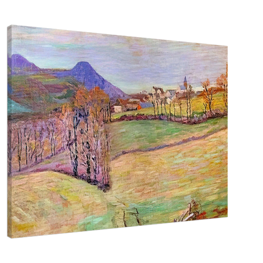 Armand Guillaumin - View of Saint-Sauves Canvas - 20x30 cm / 8x12 inches-canvas
