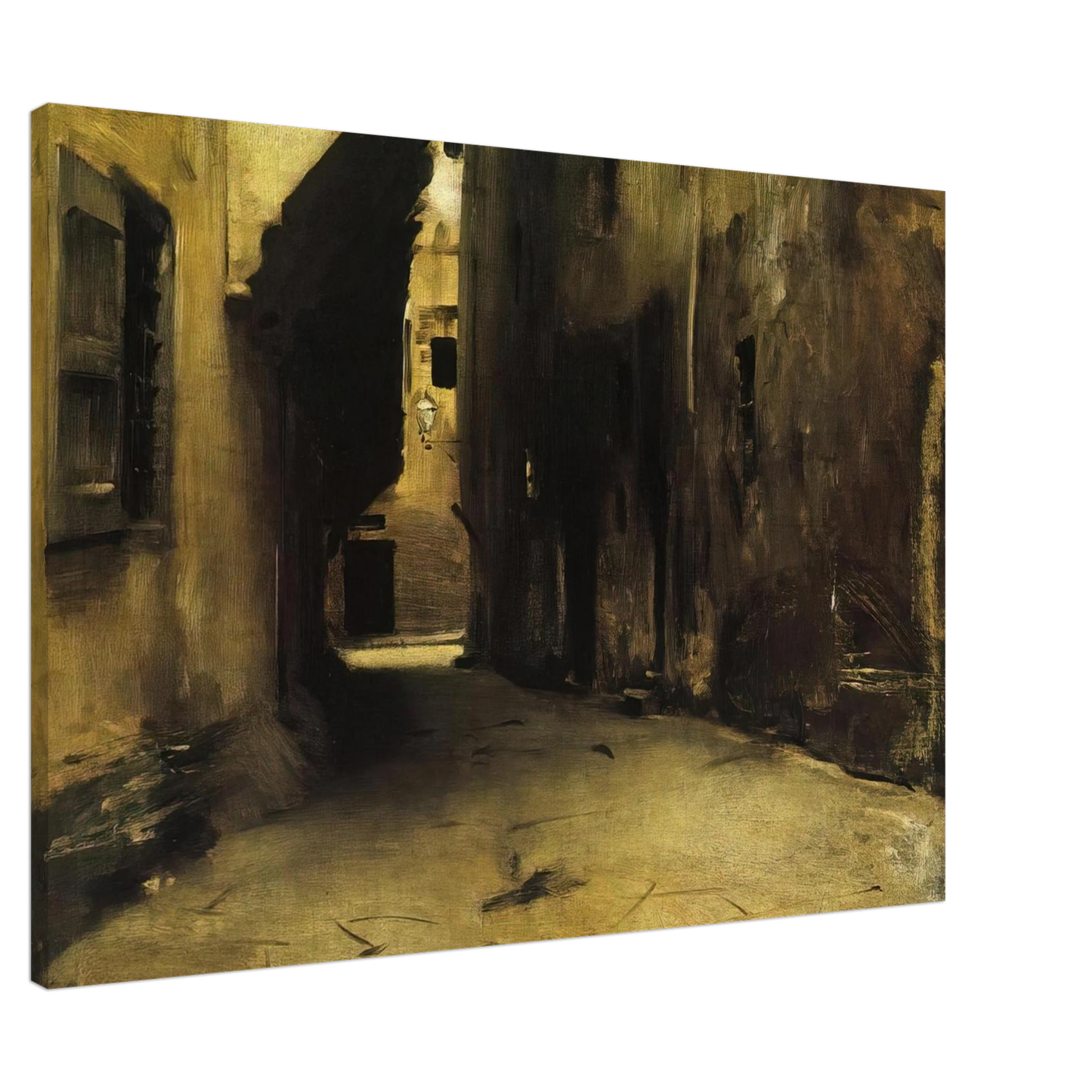 John Singer Sargent - A Street in Venice Canvas - 20x30 cm / 8x12 inches-canvas