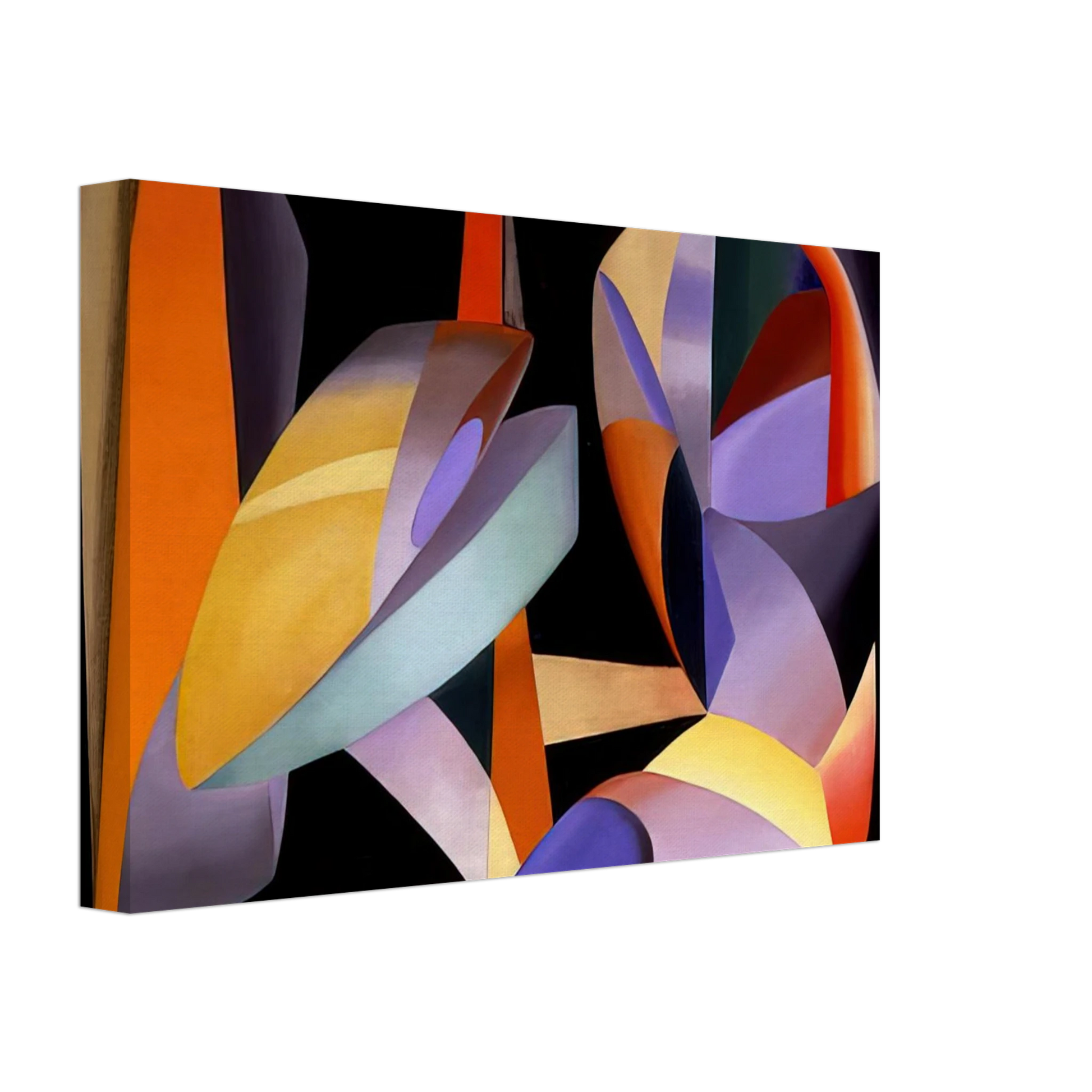 John Ferren - Paris Abstract - Abstract Art Canvas - 70x100 cm / 28x40 inches-canvas