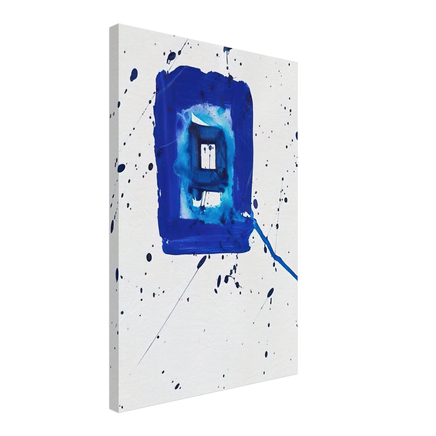 Sam Francis - Blue Frame Canvas - 40x60 cm / 16x24 inches-canvas