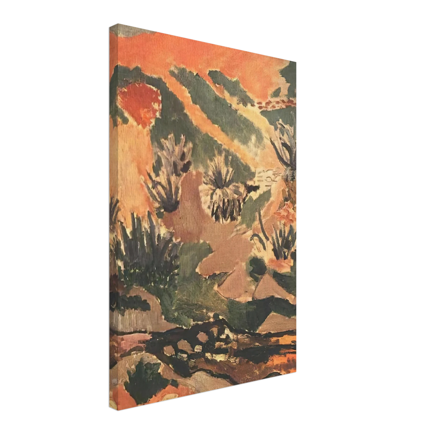 Henri Matisse - LANDSCAPE WITH BROOK BROOK WITH ALOES 1907 Canvas - 40x60 cm / 16x24 inches-canvas