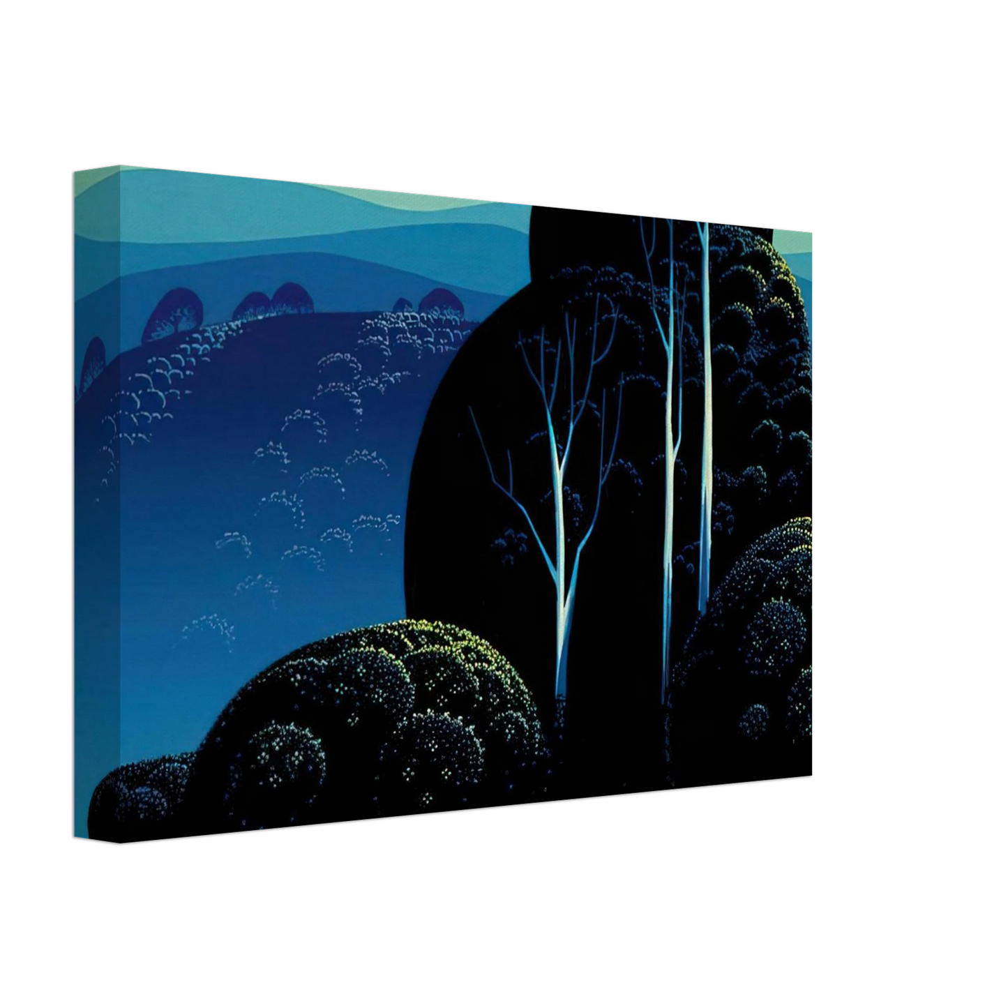 Eyvind Earle - Even Tide Canvas - 70x100 cm / 28x40 inches-canvas