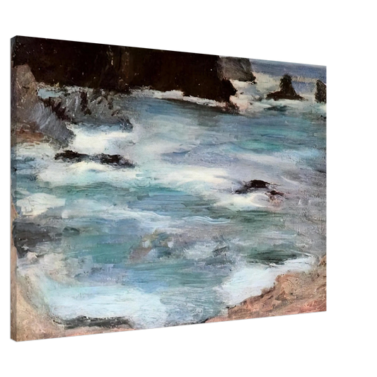 Henri Matisse - ROCHERS A BELLE ILE 1896 0 Canvas - 20x30 cm / 8x12 inches-canvas