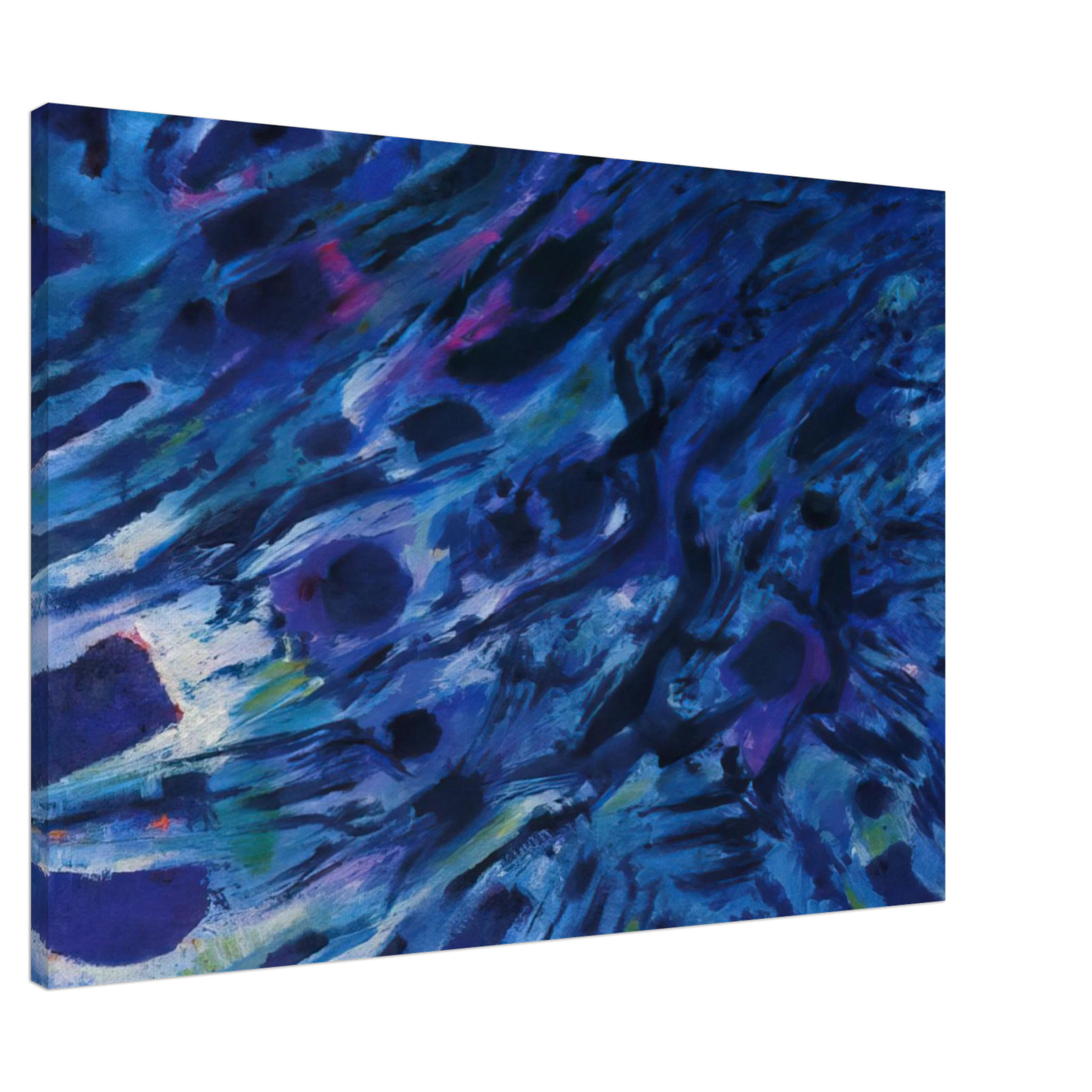 Alfred Manessier - Eaux vives - 1979 Canvas - 20x30 cm / 8x12 inches-canvas