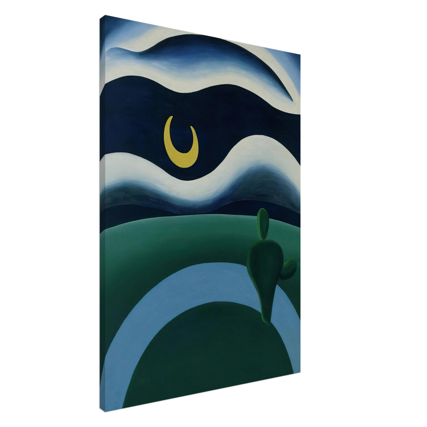 Tarsila do Amaral - The Moon Canvas - 20x30 cm / 8x12 inches-canvas