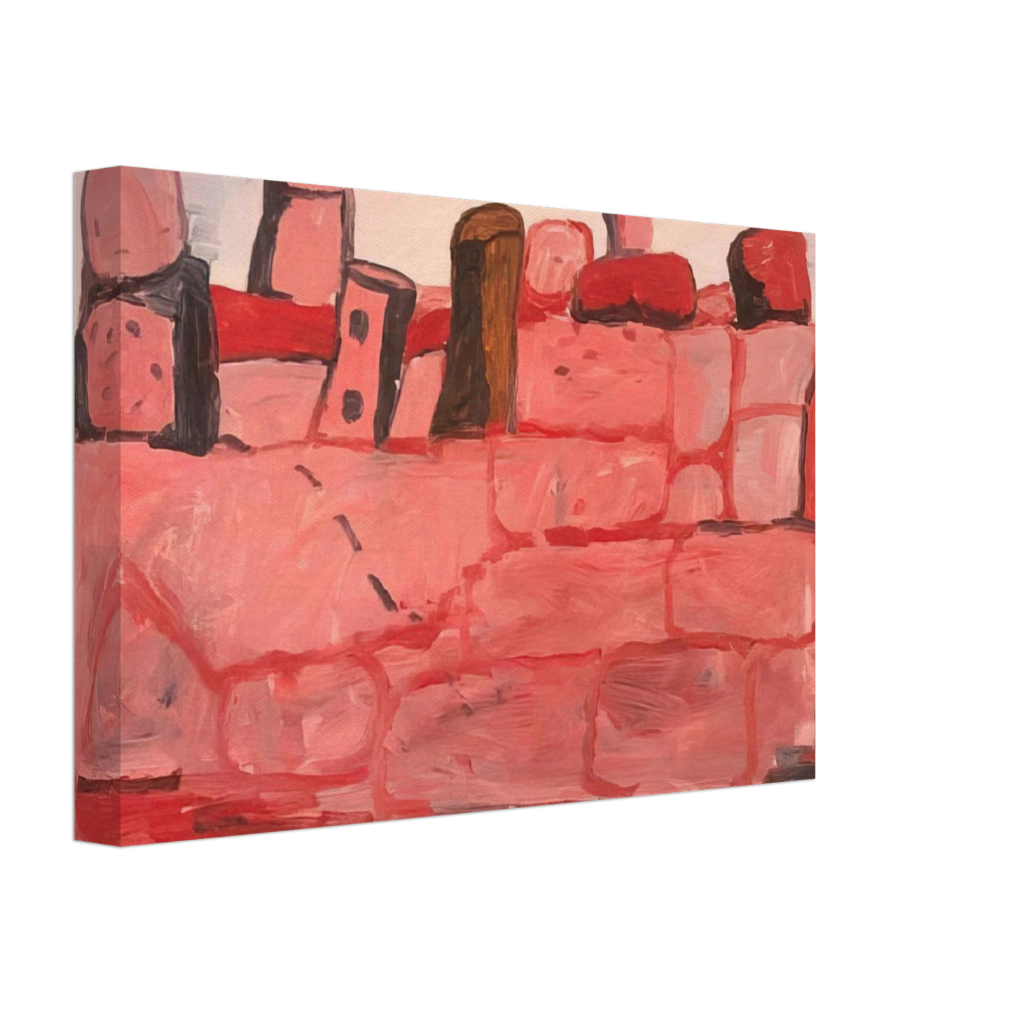 Philip Guston - CERVETERI 1972 Canvas - 40x60 cm / 16x24 inches-canvas