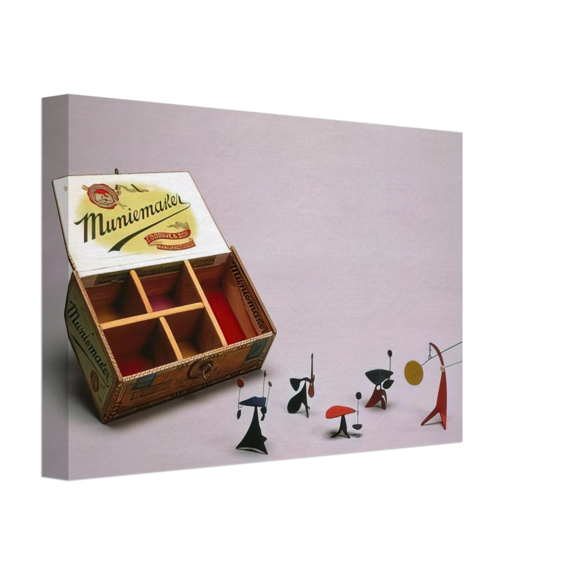 Alexander Calder - LOUISAS 43RD BIRTHDAY PRESENT 1948 Canvas - 40x60 cm / 16x24 inches-canvas