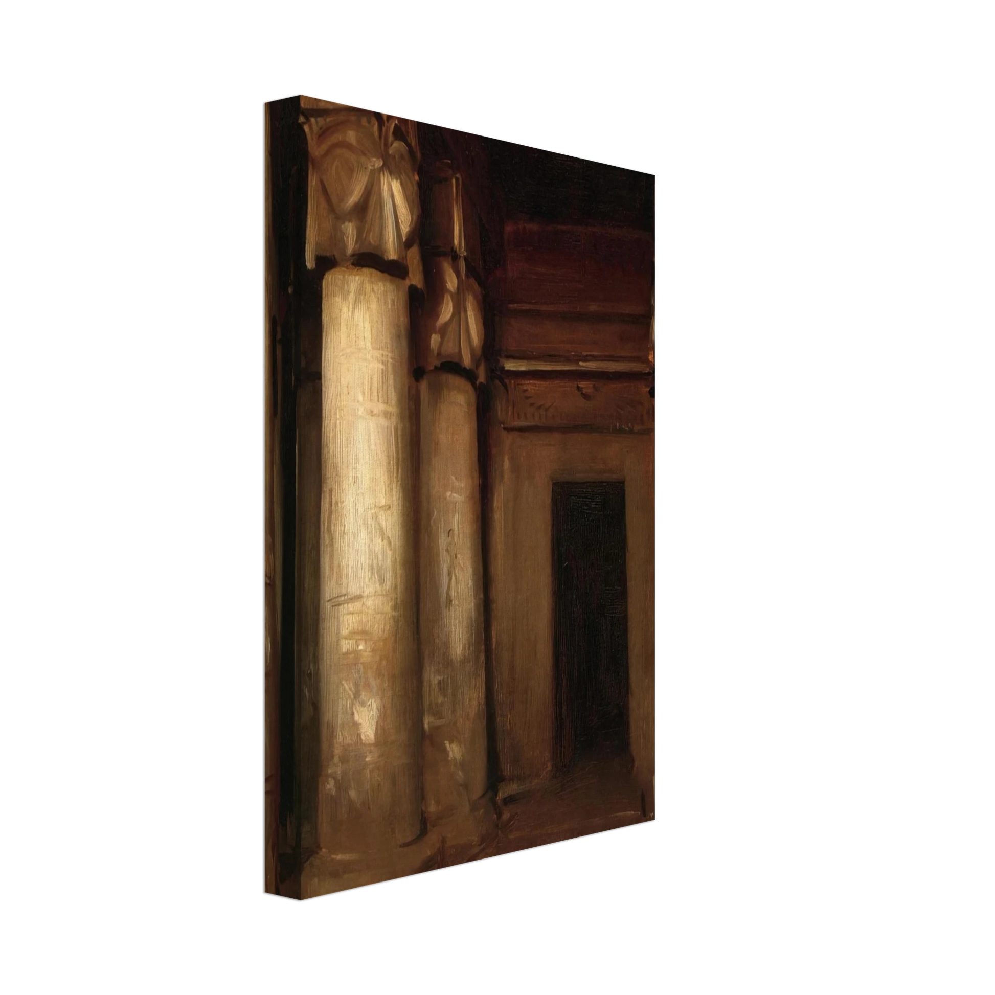 John Singer Sargent - Temple of Denderah Canvas - 40x60 cm / 16x24 inches-canvas