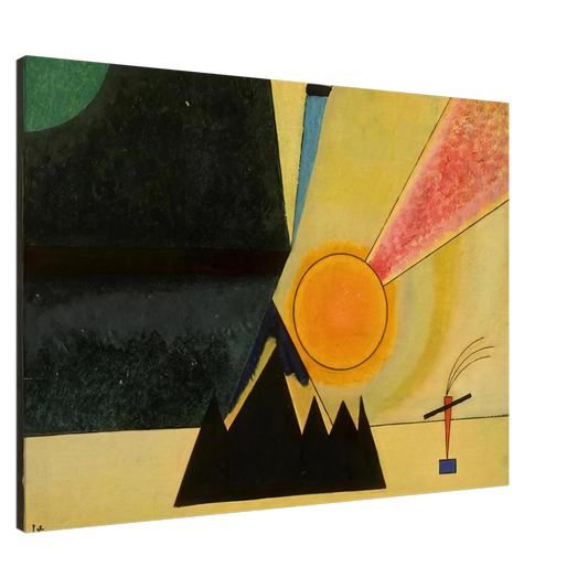 Wassily Kandinsky - DEVELOPMENT 1926 Canvas - 20x30 cm / 8x12 inches-canvas