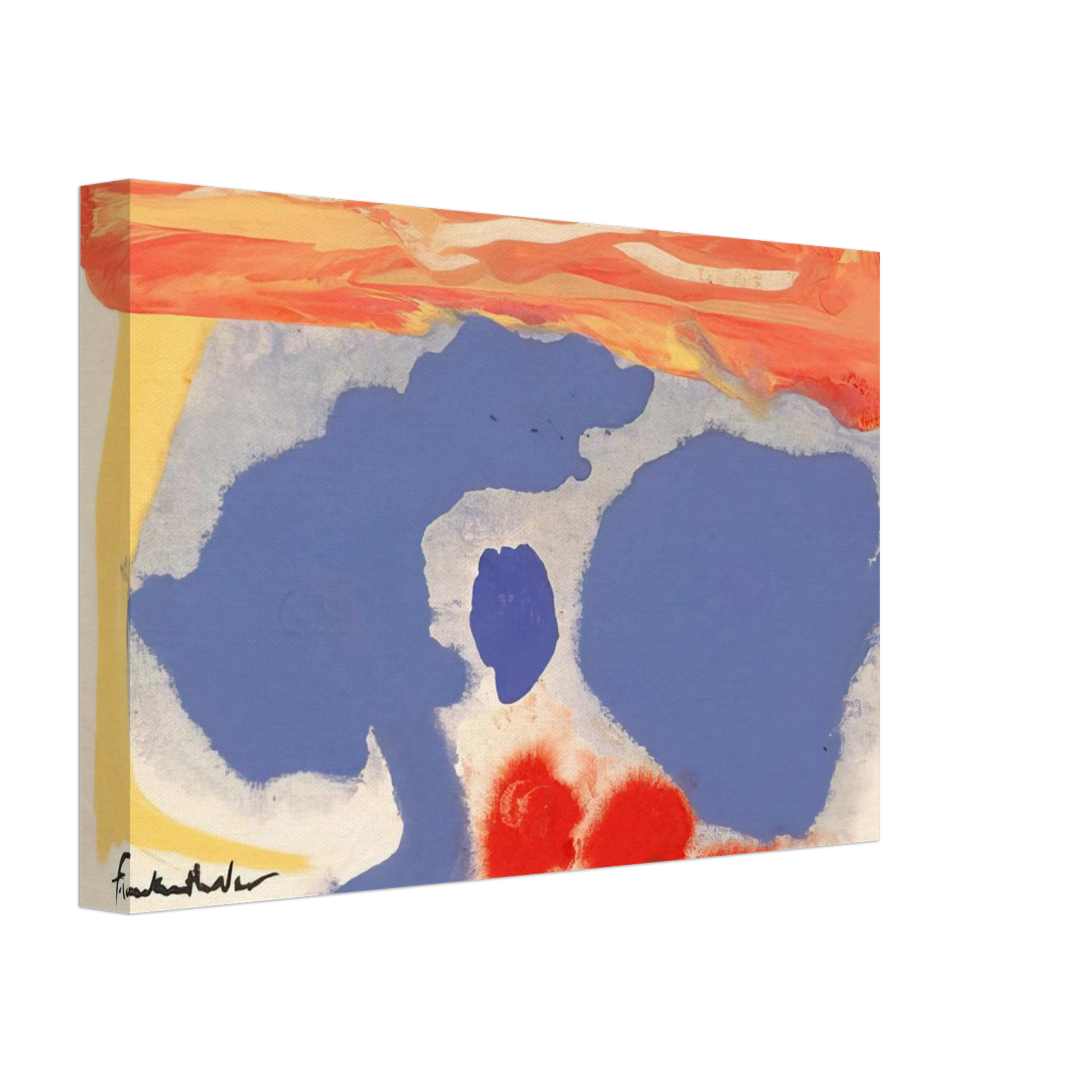 Helen Frankenthaler - Summerscene, Provincetown - 1961 Canvas - 70x100 cm / 28x40 inches-canvas